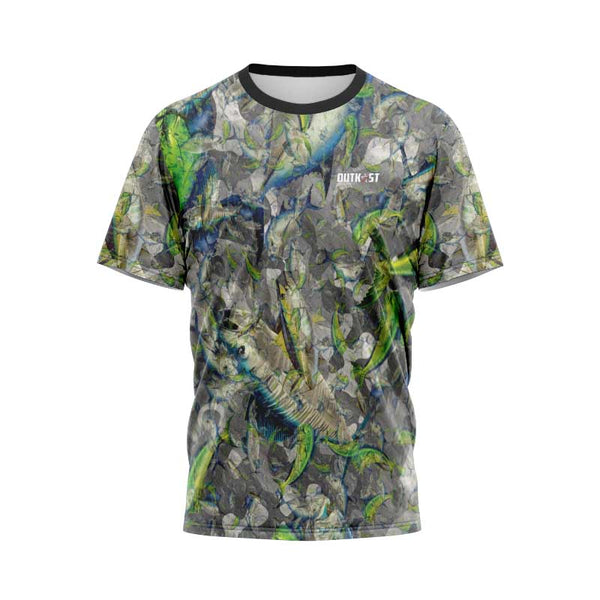 Grey Pelagic Camo Fishing Tshirt