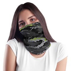 Lime Hex Camo Bandana