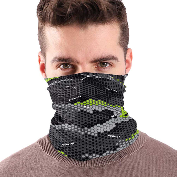 Lime Hex Camo Bandana