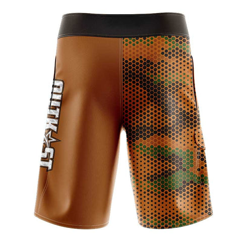 OrangeHexCamo Slimfit BoardShorts