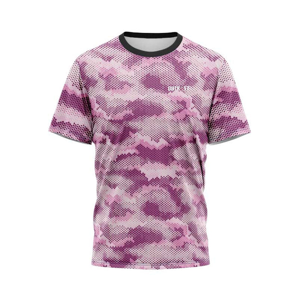 Pink Pixel Camo Fishing Tshirt