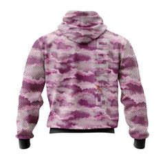 Pink Pixel Camo Hoodie