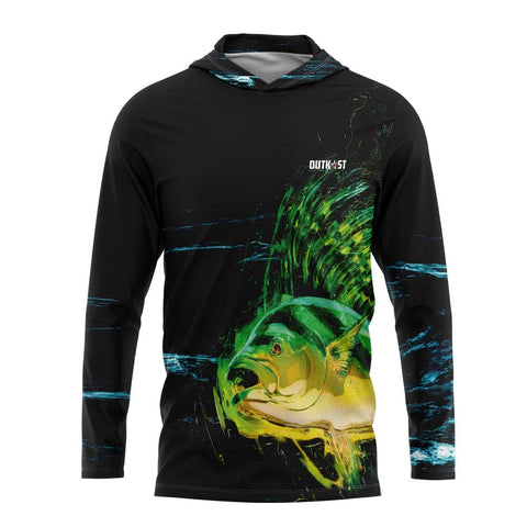 RoosterFish Hooded Fishing Shirt