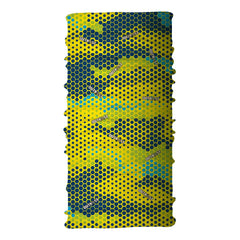 Yellow Hex Camo Bandana