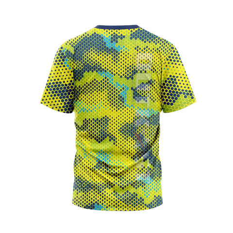 Yellow Pixel Camo Fishing TShirt